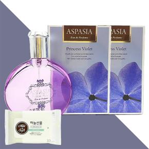 오 데 퍼퓸 프린세스 바이올렛 50ml 2개(+하늘선물 물티슈 10매)