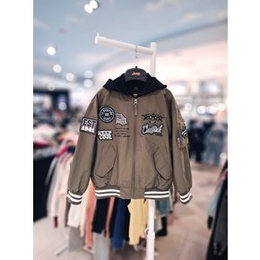 와펜 자수 항공 점퍼 KR1JPU212 KH