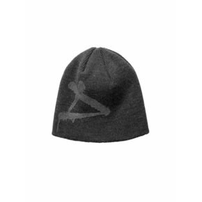 SIGNATURE KNIT BEANIE - CHARCOAL