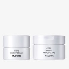 [코오롱뷰티] 엠퀴리 코어 브라이트 크림 50ml & 앰플패드 40pads