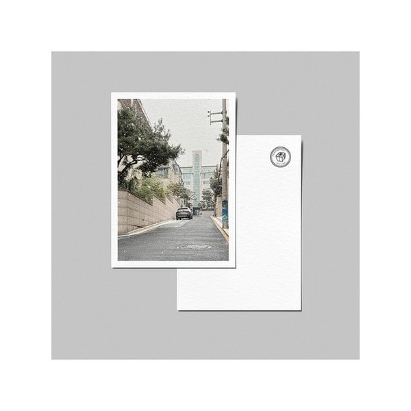 시그니처 엽서_눈 내리는 서래마을