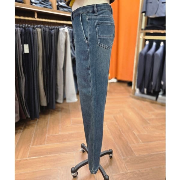 [여주점] 코오롱 브렌우드 남성 스탠다드핏 그레이 본딩 데님 BRPDW25551GYX