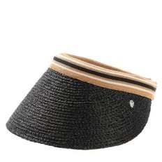 헬렌카민스키 여성 비앙카 12 썬캡 모자 (51794 BIANCA 12 CHARCOAL BLK STRIPES) 24FW