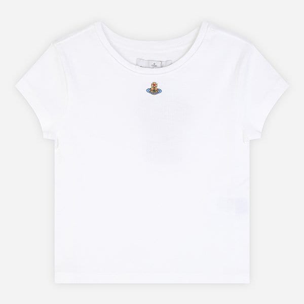 [시흥점] [비비안 웨스트우드]6S 1G010019 J009C A401 베이비 페루 반팔 티셔츠 화이트