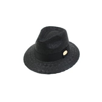 유니버셜케미스트리 Modern Black Panama Hat GD