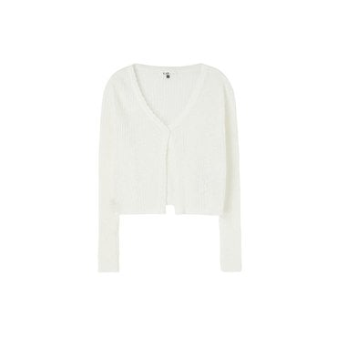 LAP 시스루 크랍 슬림 니트가디건 AR2KG422