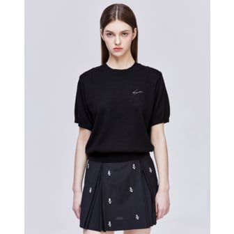 송지오 [파주점] [송지오우먼]송지오 컬렉션 포에트리 엠브로이드 니트 블랙 WH3KT702BK