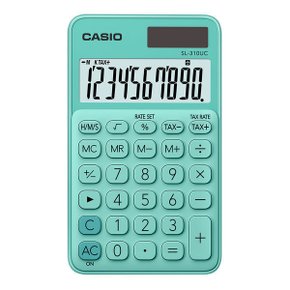 본사직영 카시오 SL-310UC 일반용 컬러계산기 (그린)