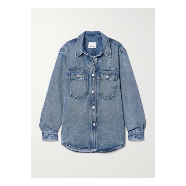 탈봇 빈티지 워시 데님 셔츠 1647597343542176