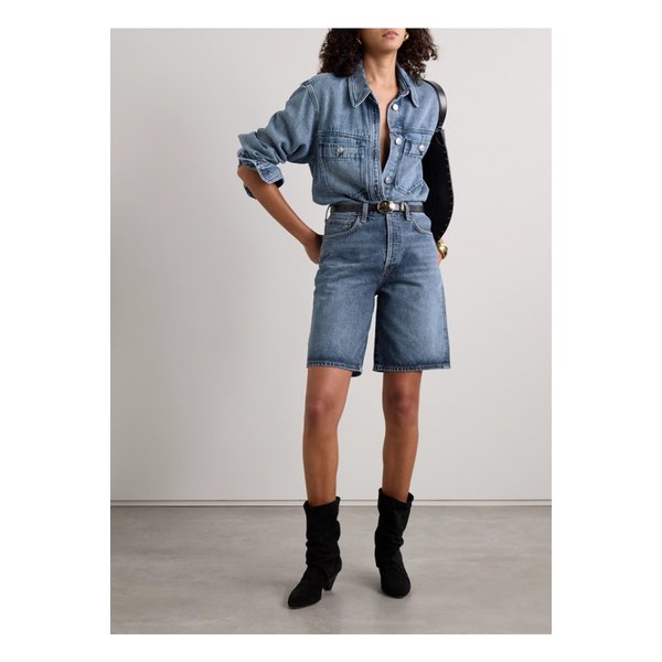 탈봇 빈티지 워시 데님 셔츠 1647597343542176