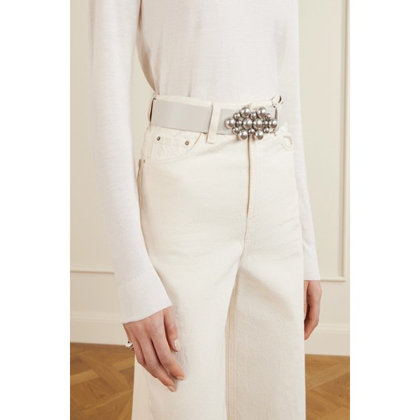 비키아 장식 가죽 벨트 46376663162986617