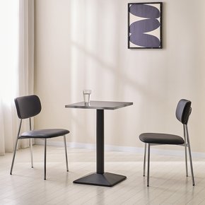 엠버 사각 테이블 실버엣지 식탁 테이블 카페 업소용