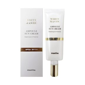 [홈쇼핑 최신상] 매스티나 화이트 매스틱 앰플 선 크림 40ml(SPF50+)