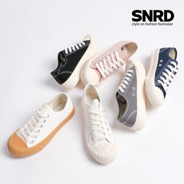 SNRD 남녀공용 캔버스 러블리 스니커즈 쿠키스니커즈