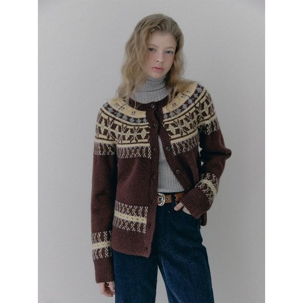 에핀 노르딕 니트 긴팔 가디건