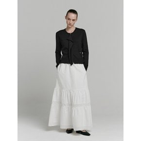 TIERED LONG SKIRT [WHITE]