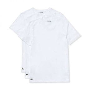 맨즈 브이넥 라운지 슬림 핏 언더셔츠 세트 3팩 - 화이트 1686996