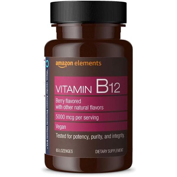 아마존 비타민 B12 5000 mcg 베리 로젠지 65 정