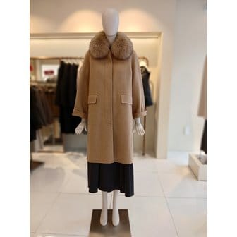 CC콜렉트 [여주점] 씨씨콜렉트 캐시미어블렌드폭스퍼카라코트 E244msg166