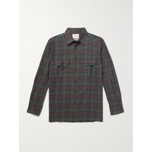 포르투기스 플란넬 체크 코튼 플란넬 셔츠 46376663162911438