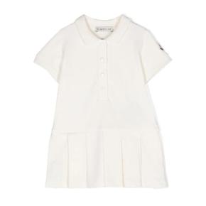 몽클레어 L19518I000088496F 034 NATURAL COTTON PIQUE POLO SHIRT DRESS