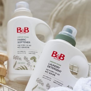 비건 섬유세제 1500ml 용기형 1입+리필형 3입+증정품