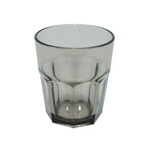 PC 팔각컵 차콜 270mL 안깨지는 플라스틱 식당컵