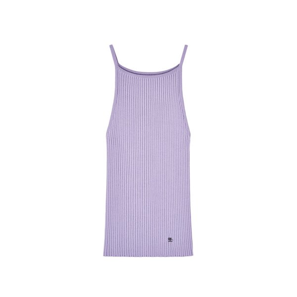 홀터 니트 슬리브리스 (Light Violet)