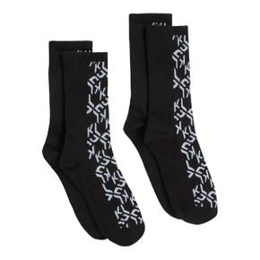 26 FW 칼라거펠트 모노그램 패턴 양말 B1W470282IS TP444932500