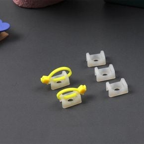 전선 홀더 호스 백색10P 케이블 타이 묶기 고정 ZF
