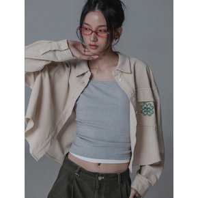 CORDUROY CROP SHIRTS_BUTTER