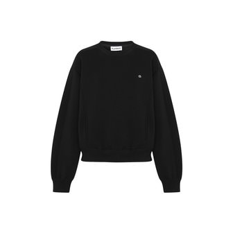 플레이부 [기모] FLEECE CUSHION SWEATSHIRT_Black