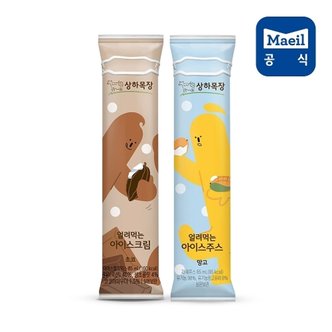 매일우유 매일 상하목장 얼려먹는 아이스크림 혼합 초코맛 24팩 + 망고맛 아이스크림 24팩