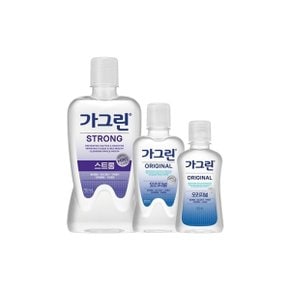 동아제약 가그린 스트롱 750ml+오리지널(250ml+100ml)_