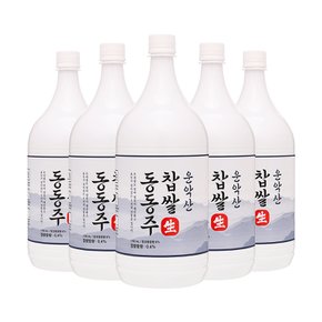 우리도가 운악산 찹쌀동동주 6도 1700ml x 5