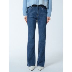 UP-605 슬림핏 부츠컷 데님 팬츠 블루_SLIM FIT DENIM PANTS BLUE