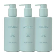 Amtree Signature 프레그런스 숲 향좋은 퍼퓸 바디워시 300ml 3개 허브 샌달우드향