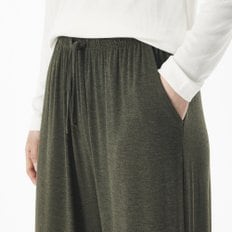 여 레이온 스트레치 10부 파자마 팬츠(KHAKI / MELLANGE GREY / BLACK)