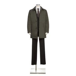 26년 F/W 프리미엄 구스 덕다운 맥코트형 패딩 코트[그레이 브라운]