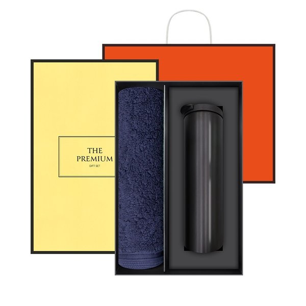 송월타올 포인트 200g 호텔수건+텀블러(데이빗) 선물세트