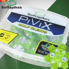 [소프트스파이크] PIVIX 피빅스 스파이크 골프화징 (그린화이트)