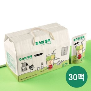 주스의정석 양배추사과즙 유기농 양배추즙 사과즙 100ml (30팩 1박스)