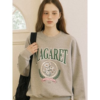 아워호프 Margaret Artwork Sweatshirt - Melange Grey