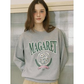 Margaret Artwork Sweatshirt - Melange Grey