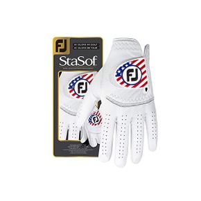 미국 풋조이 골프장갑 FootJoy StaSof Flag Gloves Pearl Large Worn on Right Hand 1370524