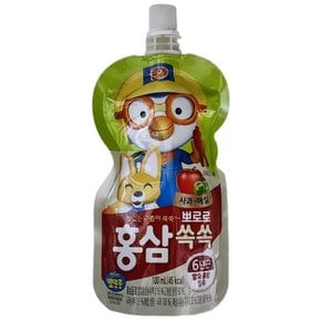 뽀로로 홍삼쏙쏙 사과매실 100ml 10개