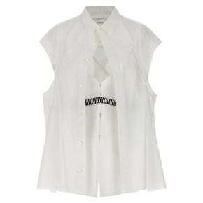 24SS 사카이 블라우스 2407253151 WHITE