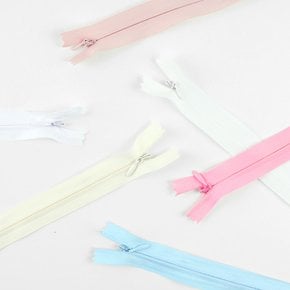10인치(24cm) 콘솔지퍼 숨은지퍼 치마지퍼 12컬러