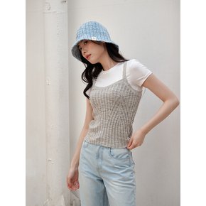 KNIT BUSTIER TOP (LEBSSNV1359)