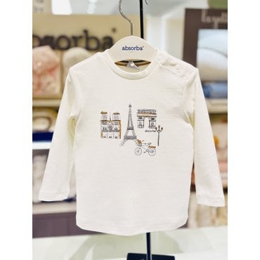 압소바 [압소바 25년FW 임신출산선물]후키 티셔츠(A2523302)